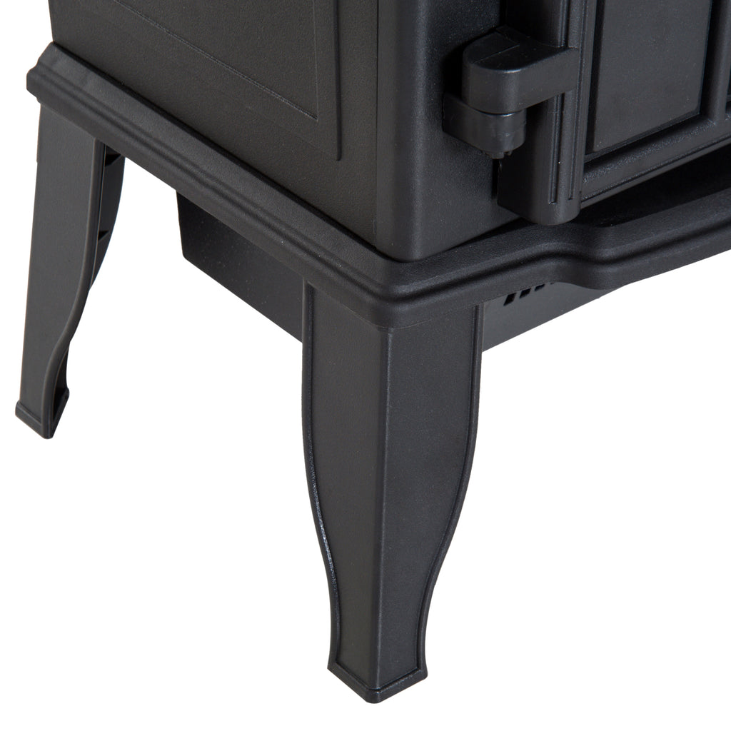 Freestanding Electric Fireplace with Flame Effect Living Room